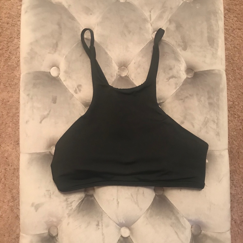 Target Black High Neck Bikini Top - Size Small